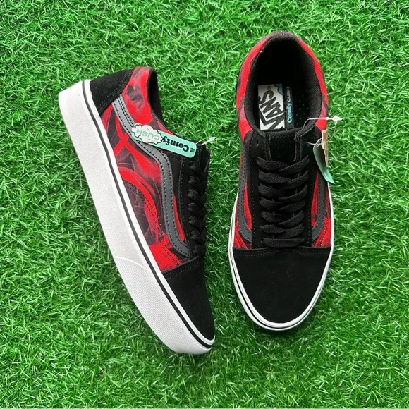 Vans Comfycush Old Skool After Dark Black / Red