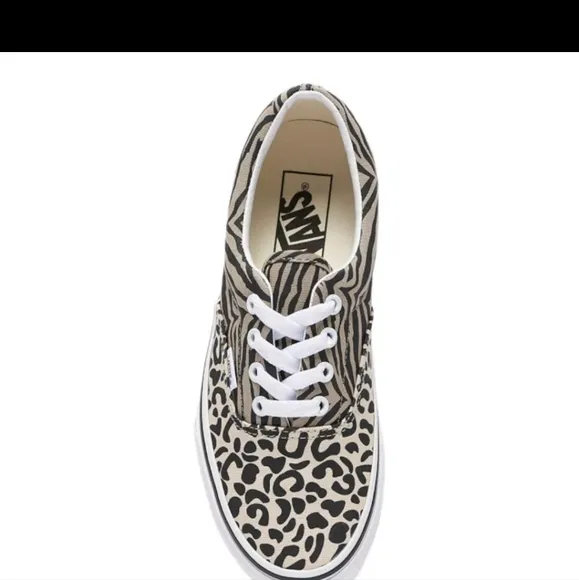 Vans Era Safari Multi Sand Shell True White sneakers size 8.5”