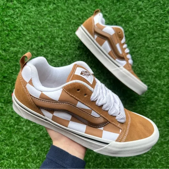 Vans Knu Skool Mega Check Brown