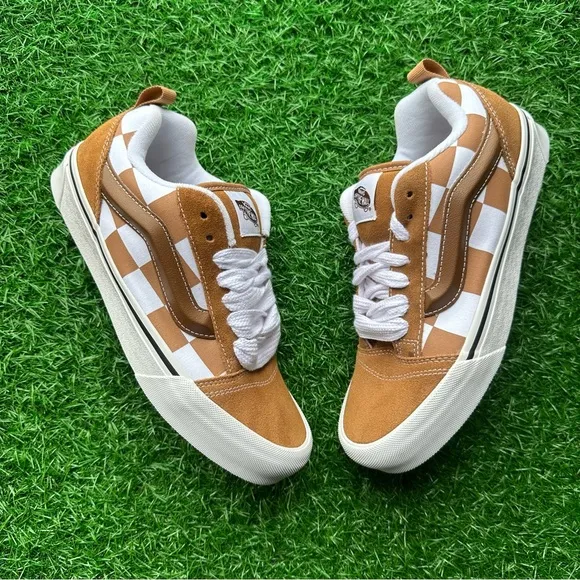 Vans Knu Skool Mega Check Brown