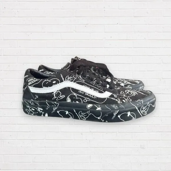 VANS Limited Edition Peanuts Shultz Snoopy Old Skool Shoes Sneakers M 6.5 / W 8