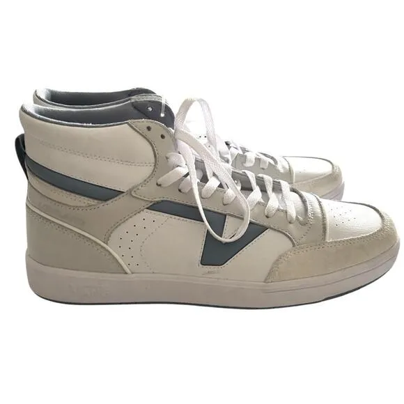 Vans Lowland Hi Serio Collection White Blue Mens Size 12 NWOB