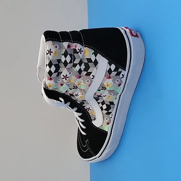 Vans Sk-8 Hi &quot;Checker Cubes&quot; Sneakers