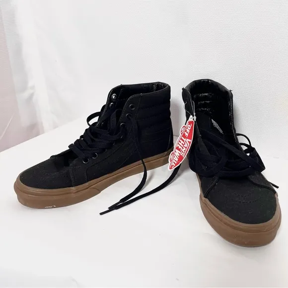 Vans Sk8-Hi Reissue Canvas Black Gum sneakers 6 / 7.5