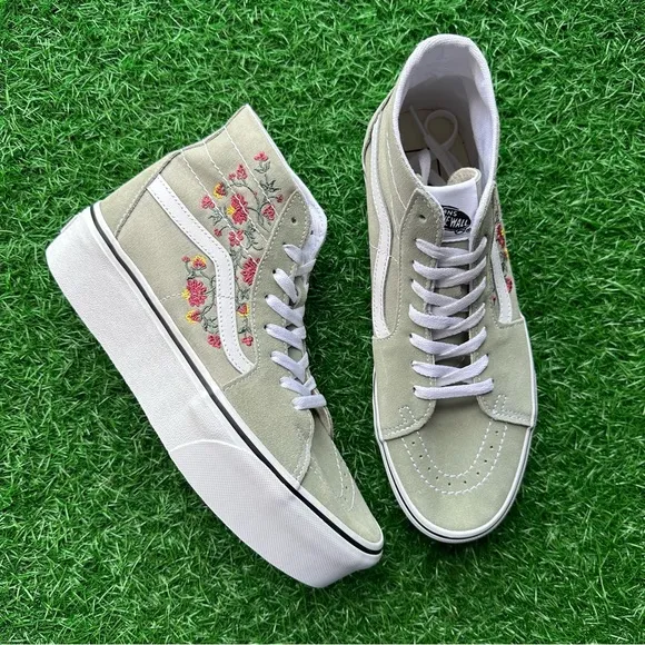 Vans Sk8 Hi Tapered Platform Floral Embroidery