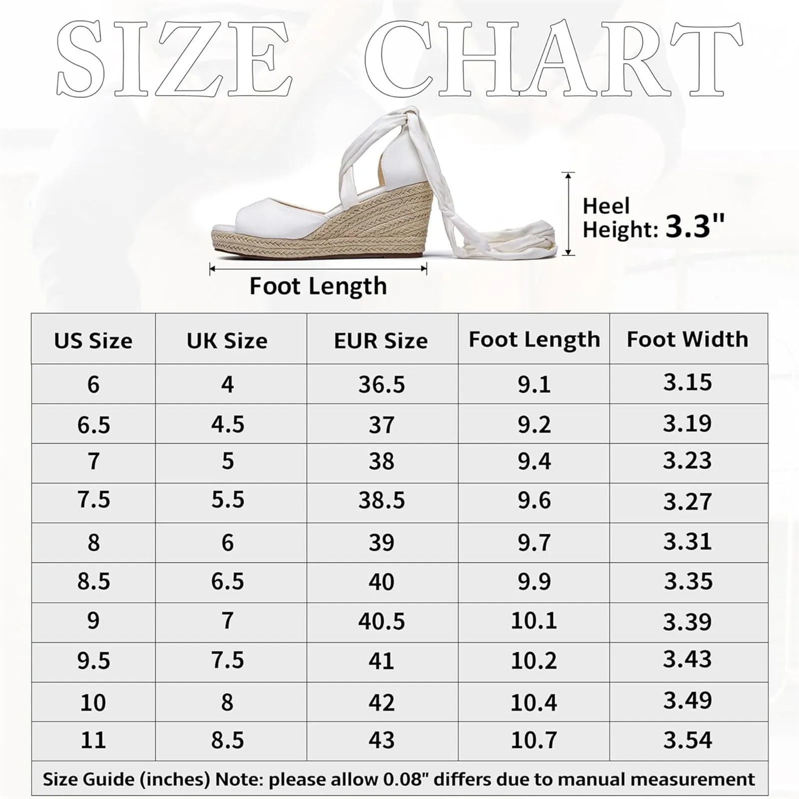 Vepose Women's 882 Rome Open Toe Espadrilles Platform Wedge Sandals