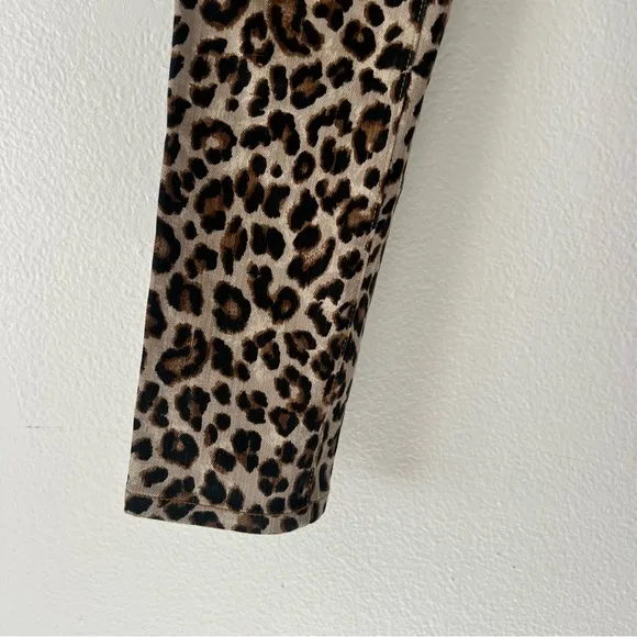 Veronica Beard Women’s Cheetah Leopard High Rise Skinny Jeans 24