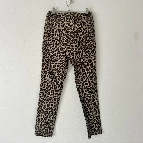 Veronica Beard Women’s Cheetah Leopard High Rise Skinny Jeans 24