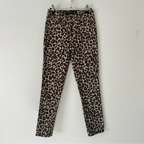 Veronica Beard Women’s Cheetah Leopard High Rise Skinny Jeans 24