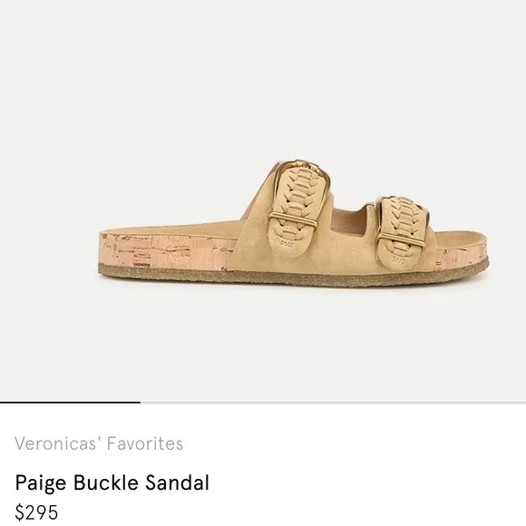 Veronicas' FavoritesPaige Buckle Sandal Desert$295 women size 6.5 new