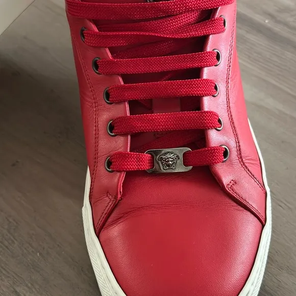 Versace Vibrant Red Sneakers