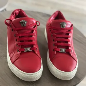 Versace Vibrant Red Sneakers