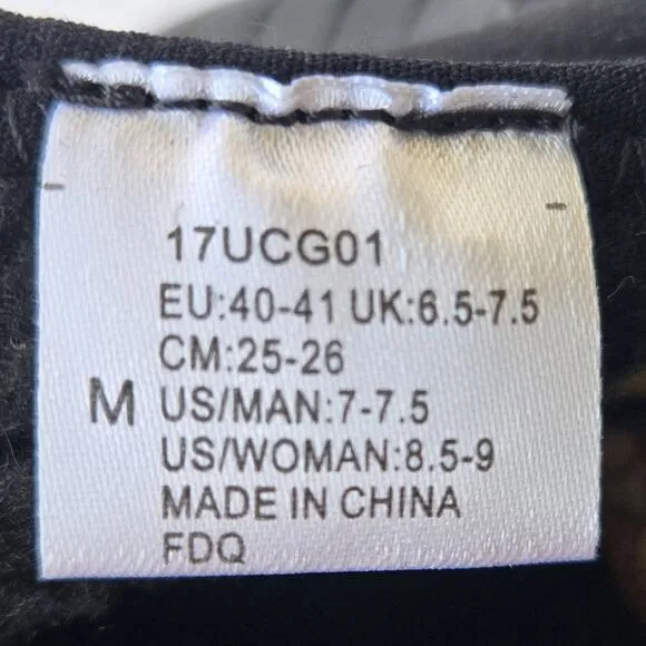 Vibram Furoshiki New Yorker Mid Wrap Fleece Lined Boots Black Size Women's 8.5-9