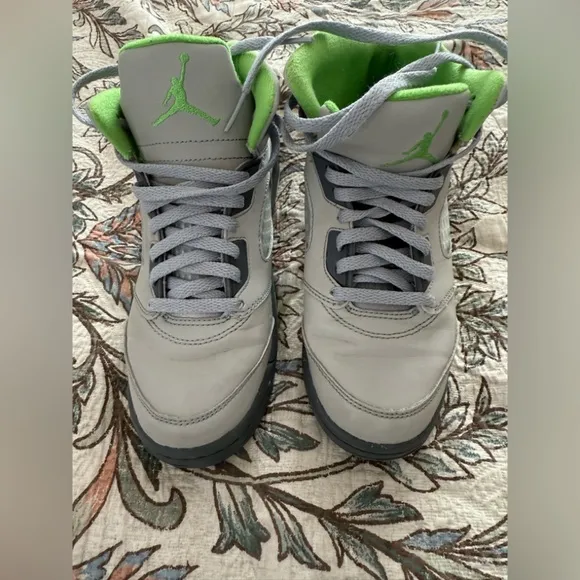 Vibrant Green High-Top Sneakers