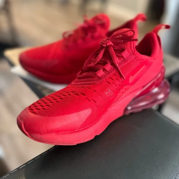 Vibrant Red Athletic Sneakers