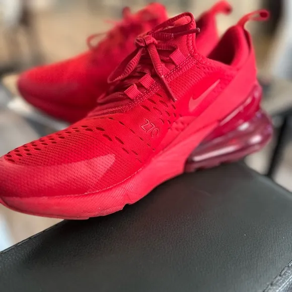 Vibrant Red Athletic Sneakers