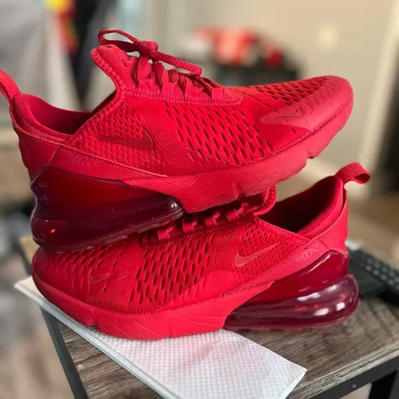 Vibrant Red Athletic Sneakers
