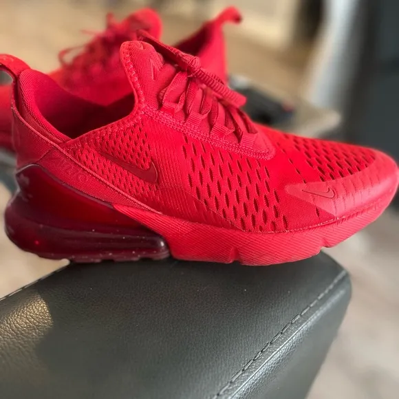 Vibrant Red Athletic Sneakers