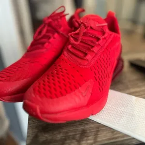 Vibrant Red Athletic Sneakers
