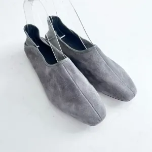 Vince Branine Steel Gray Suede Loafers Flats size 5 NWOT