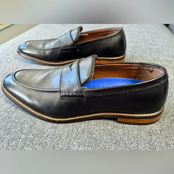 Vince Camuto Men's Lachlan Black Dress Shoes Loafers M 11.5