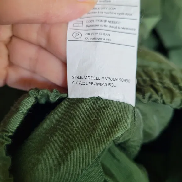 VINCE Cotton Blend Shell Bomber Jacket In Green