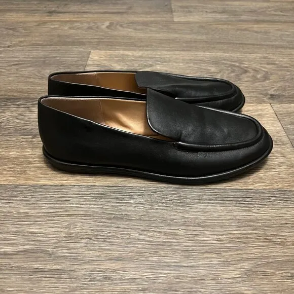 Vince Sloan Leather Loafer Black Size 7
