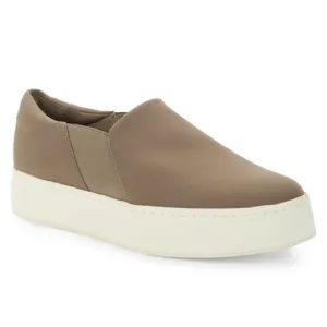 Vince Women’s Warren Slip On Suede Loafer Sneaker Shoes Size 8.5 Hazelstone Grey