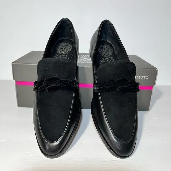 Vince Camuto Foronni Pointed Toe Suede Loafers