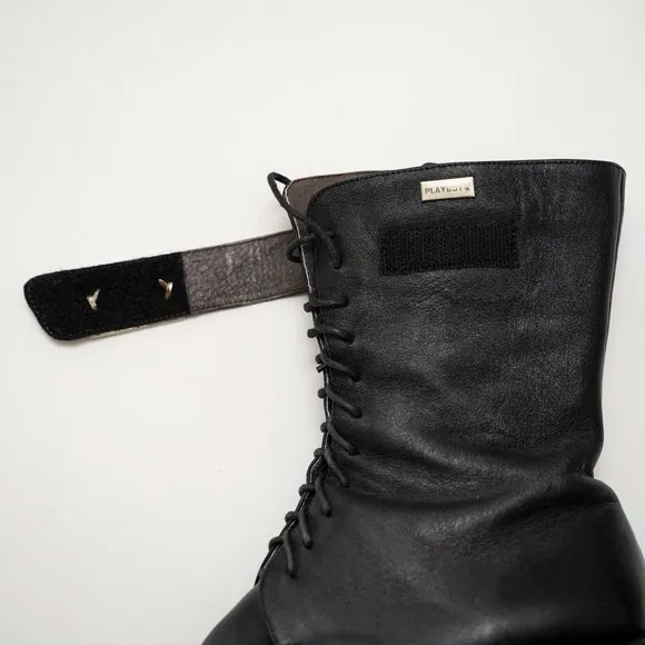 Vintage 1970's PLAYBOY Zip &amp; Lace-Up Ankle Boots