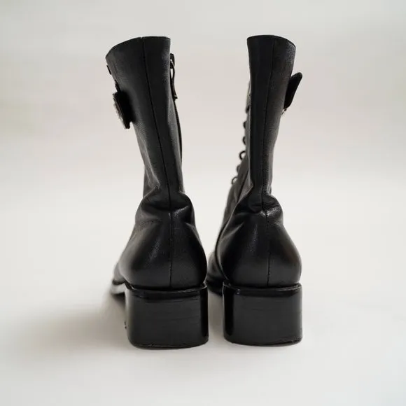 Vintage 1970's PLAYBOY Zip &amp; Lace-Up Ankle Boots