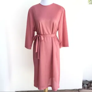 Vintage Dusty Rose Shimmery Dress