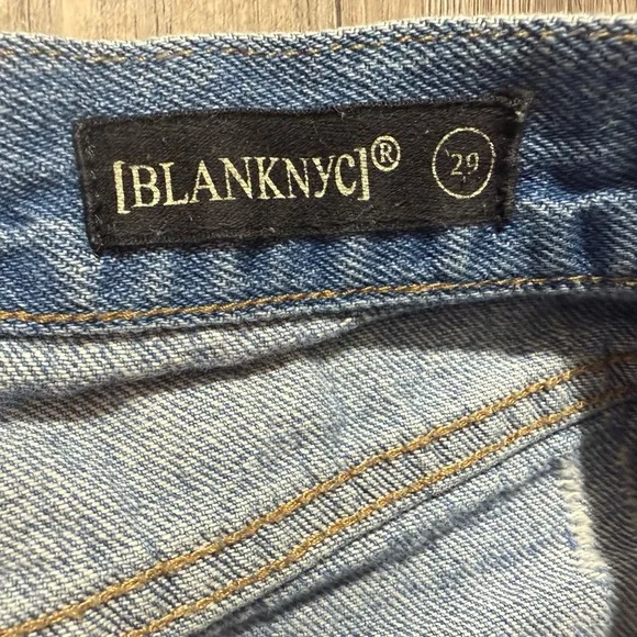 Vintage festival BLANKNYC Distressed High-Waisted Denim Shorts summer Y2K