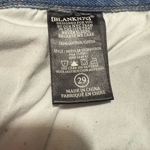 Vintage festival BLANKNYC Distressed High-Waisted Denim Shorts summer Y2K