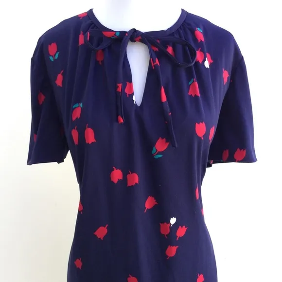 Vintage Floral Tulip Dress