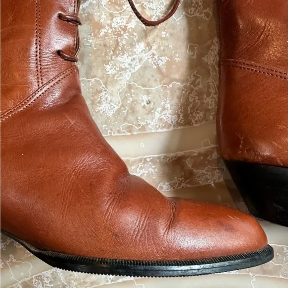 Vintage Liz Claiborne Brown Heeled Boots