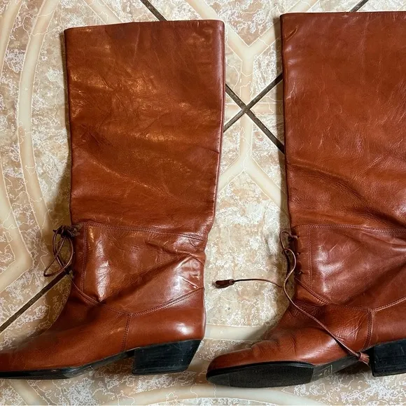 Vintage Liz Claiborne Brown Heeled Boots