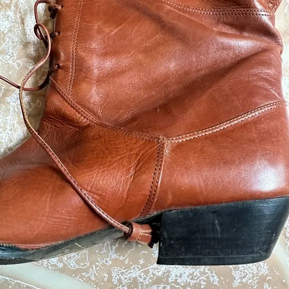 Vintage Liz Claiborne Brown Heeled Boots