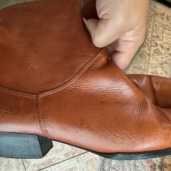 Vintage Liz Claiborne Brown Heeled Boots