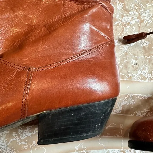 Vintage Liz Claiborne Brown Heeled Boots