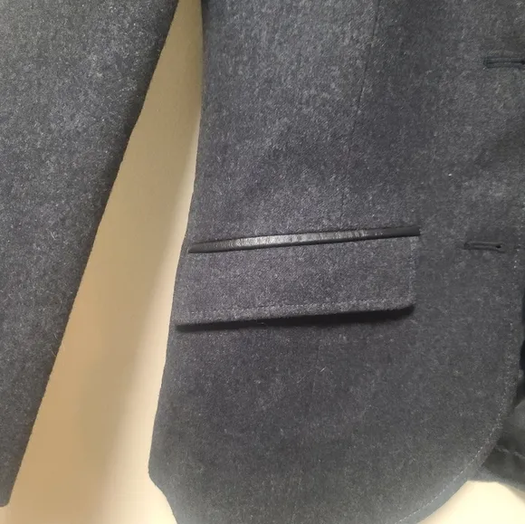 Vintage Pendleton 100% wool grey blazer size 10