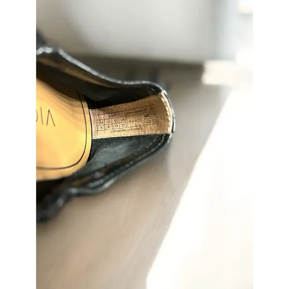 Vionic Alexa Black Ballet Flats Women's 8 EU 39 Leather Comfort Shoes