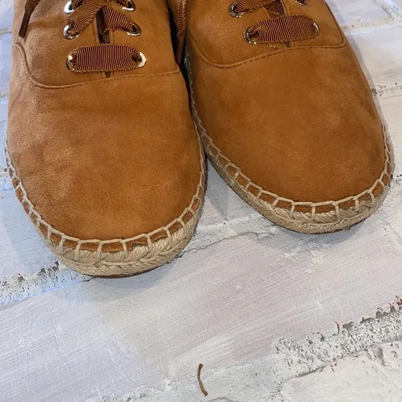 Vionic Sandy Suede Lace-up Espadrilles