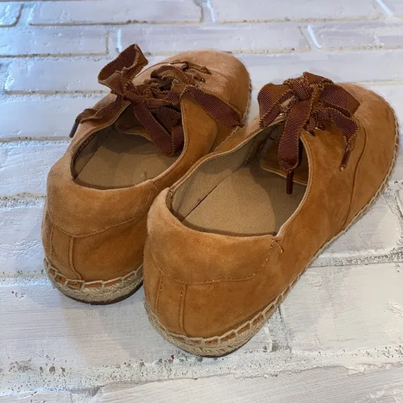 Vionic Sandy Suede Lace-up Espadrilles