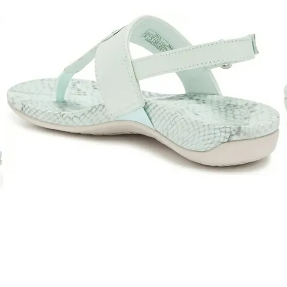 Vionic Tala Leather Thong Strap Orthotic Comfort Podiatrist Contoured Sandals 10