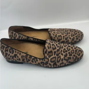 Vionic Women’s Size 7.5 Willa Tan Leopard Cheetah Slip On Loafers Flat Shoes