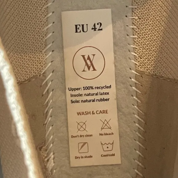 VIVAIA Pointed-Toe Ballet Flats Aria 5° shflatse2112070002 Cream Ivory Sz 42 12