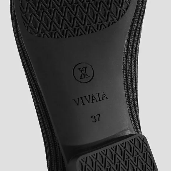 VIVAIA Square-Toe‎ V-Cut Flats (Margot 2.0) Size EUR 36.5 US 6