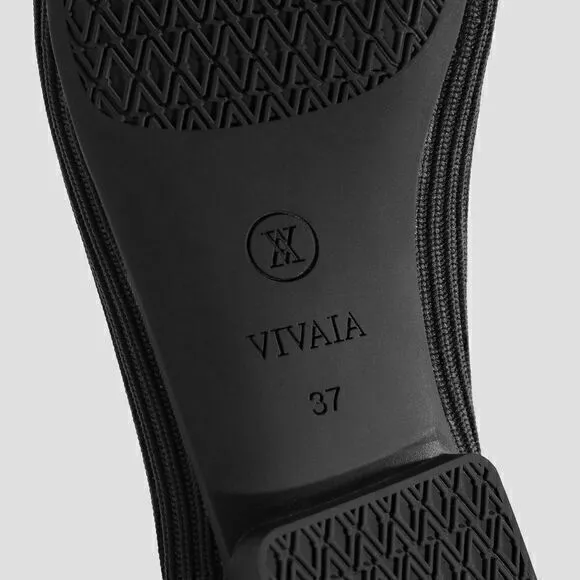VIVAIA Square-Toe V-Cut Flats (Margot 2.0) Size EUR 40 W size‎ 9 W