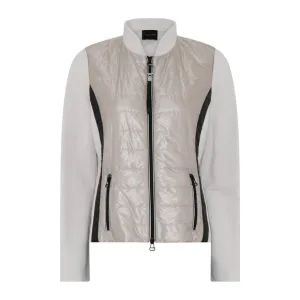 Women's Beige Athleisure Jacket Size 12 I'CONA Trendy Stylish Zipper NWT